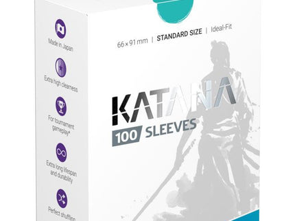 Ultimate Guard Katana Sleeves Standard Size (100) - Turquoise