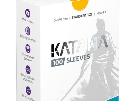 Ultimate Guard Katana Sleeves Standard Size (100) - Yellow