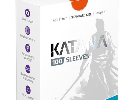 Ultimate Guard Katana Sleeves Standard Size (100) - Orange