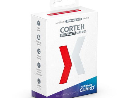Ultimate Guard Cortex Sleeves Matte Standard Size (100) - Red