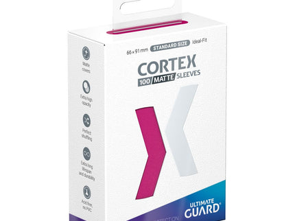 Ultimate Guard Cortex Sleeves Matte Standard Size (100) - Pink