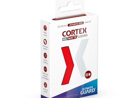 Ultimate Guard Cortex Sleeves Matte Japanese Size (60) - Red