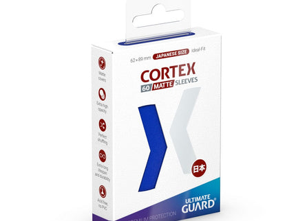 Ultimate Guard Cortex Sleeves Matte Japanese Size (60) - Blue