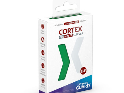 Ultimate Guard Cortex Sleeves Matte Japanese Size (60) - Green