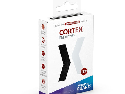 Ultimate Guard Cortex Sleeves Japanese Size (60) - Black