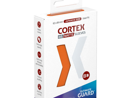 Ultimate Guard Cortex Sleeves Matte Japanese Size (60) - Orange