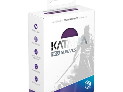 Ultimate Guard Katana Sleeves Standard Size (100) - Iris Bloom