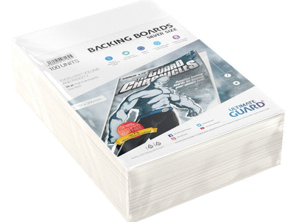 Ultimate Guard Comic Backing Boards (100) - Silver Size