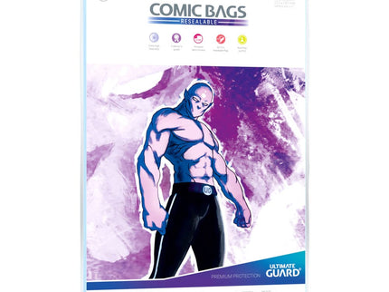 Ultimate Guard Comic Bags Bolsas con cierre reutilizable de Comics Magazine Size (100)