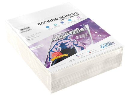 Ultimate Guard Comic Backing Boards (100) - Magazine Size