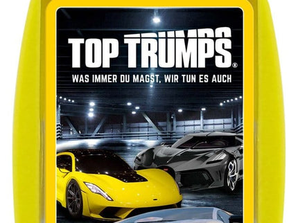 Super Cars Juego de cartas Top Trumps *Edición Alemana*