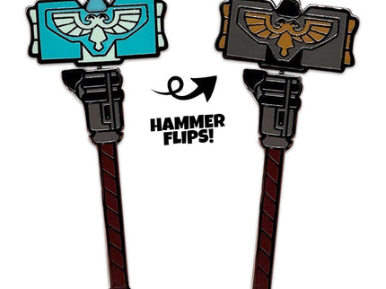 Space Marine 2 Chapa Thunder Hammer 5 cm