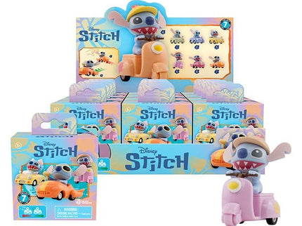 Disney Zoom Hero Vehículos de cuerda con Figuras Lilo & Stitch Series 2 Cajas Sorpresa Expositor (12)