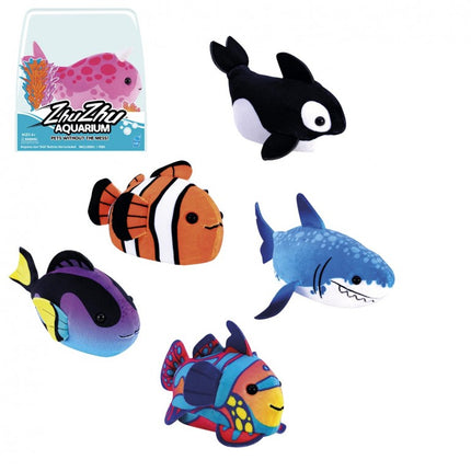 ZHU ZHU FISH SURTIDO 6 PIEZAS Z1000 JAZWARES